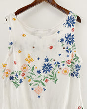 Load image into Gallery viewer, 棉麻手工刺繡背心（古着/L）
