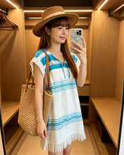 Load image into Gallery viewer, 手工編織花紋上衣