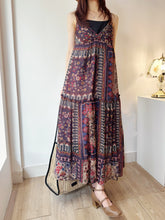 Load image into Gallery viewer, Nou-e 雪紡印花洋裝（古着/日本製）