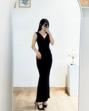 Load image into Gallery viewer, TINOO 馬甲後開叉禮服（古着/美國製）