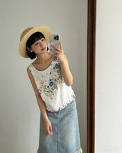 Load image into Gallery viewer, 棉麻手工刺繡背心（古着/L）