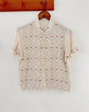 Load image into Gallery viewer, 中式手工刺繡上衣（古着/沒標）
