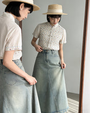 Load image into Gallery viewer, 中式手工刺繡上衣（古着/沒標）