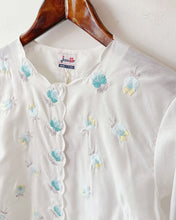 Load image into Gallery viewer, Jeunesse【日本品牌 】薄荷系刺繡上衣