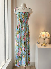 Load image into Gallery viewer, 印花吊帶洋裝 （古着）
