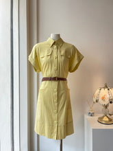 Load image into Gallery viewer, 淺黃色連身裙（全新/古着）