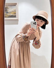 Load image into Gallery viewer, 高領印花洋裝（古着/無標）