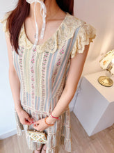 Load image into Gallery viewer, 提花lace 洋裝（古着/高訂無標）
