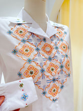 Load image into Gallery viewer, Daffodil 十字繡民族風top(中國製)