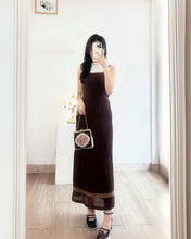 Load image into Gallery viewer, MAN FUNG 閃閃面料吊帶裙（古着）