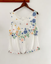 Load image into Gallery viewer, 棉麻手工刺繡背心（古着/L）