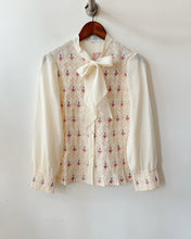 Load image into Gallery viewer, 新中式幾何花紋刺繡上衣