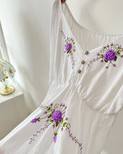 Load image into Gallery viewer, 手工刺繡泰棉上衣（古着/泰國製）