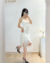 Load image into Gallery viewer, CACHÈ 真絲手工刺繡禮服裙（古着/美國品牌中國製）