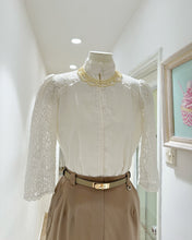 Load image into Gallery viewer, 蕾絲高領上衣（古着/美國品牌）