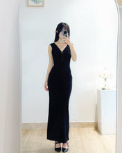 Load image into Gallery viewer, TINOO 馬甲後開叉禮服（古着/美國製）