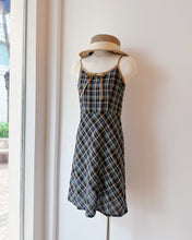 Load image into Gallery viewer, NOUÉ-RUE 格紋吊帶洋裝（古着/日本製）