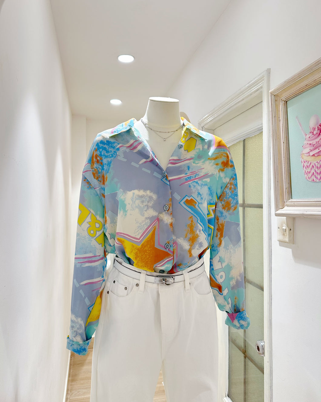 NARUDAN 彩色油畫（古着/日本製）