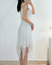 Load image into Gallery viewer, CACHÈ 真絲手工刺繡禮服裙（古着/美國品牌中國製）