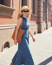 Load image into Gallery viewer, KCB 修腰牛仔洗水洋裝（古着/日本品牌中國代工）