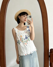 Load image into Gallery viewer, 棉麻手工刺繡背心（古着/L）