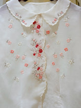 Load image into Gallery viewer, 手工刺繡純棉上衣（古著/訂製沒產地標）