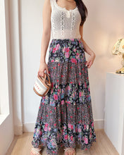 Load image into Gallery viewer, 拼布印花半裙（古着/印度製）