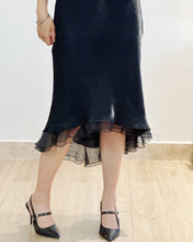 Load image into Gallery viewer, ROSA 歐根紗盪領晚裝（古著/M）