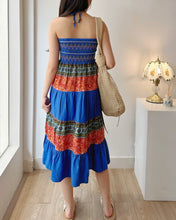Load image into Gallery viewer, 打攬刺繡拼布洋裝（古着/印度製）
