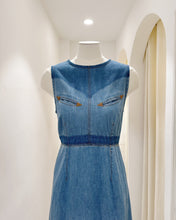 Load image into Gallery viewer, KCB 修腰牛仔洗水洋裝（古着/日本品牌中國代工）