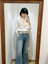 Load image into Gallery viewer, Daffodil 十字繡民族風top(中國製)
