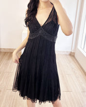 Load image into Gallery viewer, WHITE HOUSE 網紗釘珠洋裝（古着/美國品牌）