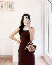 Load image into Gallery viewer, MAN FUNG 閃閃面料吊帶裙（古着）