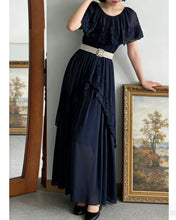 Load image into Gallery viewer, MERVEILLEUSES 宮廷斗篷洋裝（古着/日本製）