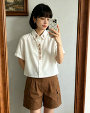 Load image into Gallery viewer, Yat Fan 刺繡恤衫￼