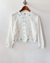 Load image into Gallery viewer, Jeunesse【日本品牌 】薄荷系刺繡上衣