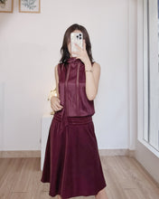 Load image into Gallery viewer, REVISITION 真絲飄帶洋裝（古着/日本製）