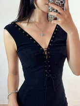 Load image into Gallery viewer, TINOO 馬甲後開叉禮服（古着/美國製）