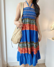 Load image into Gallery viewer, 打攬刺繡拼布洋裝（古着/印度製）
