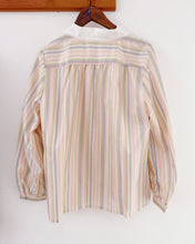 Load image into Gallery viewer, LADIES FASHION 昭和條紋襯衫（古着/日本製）