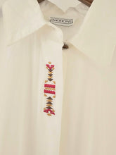 Load image into Gallery viewer, 紅色幾何刺繡恤衫