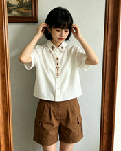 Load image into Gallery viewer, Yat Fan 刺繡恤衫￼