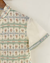 Load image into Gallery viewer, 百合花國產刺繡上衣（古着/中國製）