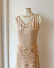 Load image into Gallery viewer, BURBERRY 藍標緞面背心洋裝（古着/日本製）