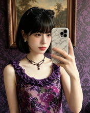 Load image into Gallery viewer, Anna Sui紫色花邊裙