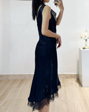 Load image into Gallery viewer, ROSA 歐根紗盪領晚裝（古著/M）