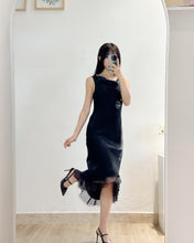 Load image into Gallery viewer, ROSA 歐根紗盪領晚裝（古著/M）