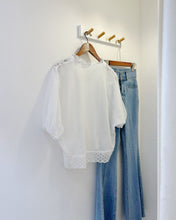 Load image into Gallery viewer, 刺繡棉紗上衣（古着/L碼）