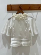 Load image into Gallery viewer, 短版lace邊衣領襯衫（古着）